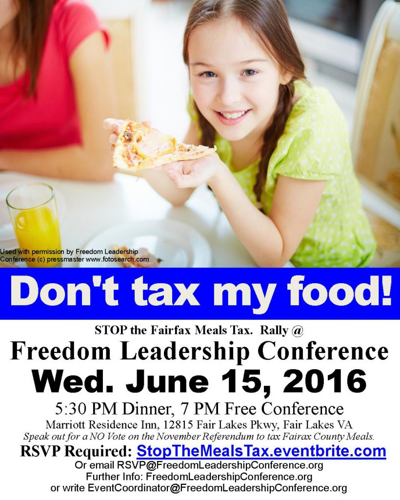 New social media campaign to feature photo of student "Pizza Girl" and headline "Don't tax my food!" to help promote attendance at 6/15 Conference.